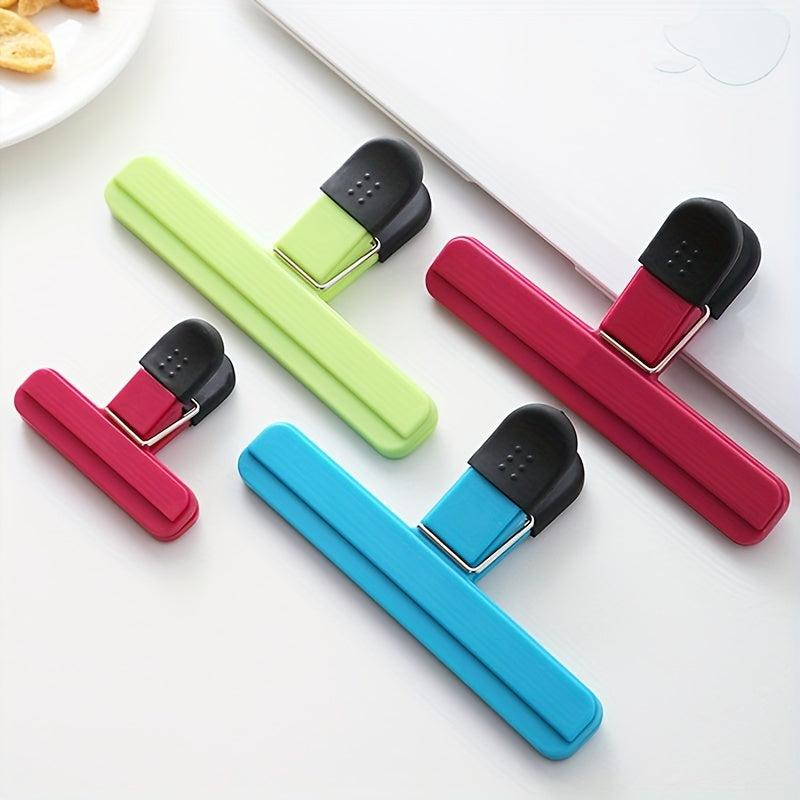 2pcs Chip Clips Food Clips Heavy Duty Air Tight Seal Clamp Assorted Colors