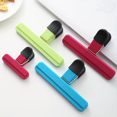 2pcs Chip Clips Food Clips Heavy Duty Air Tight Seal Clamp Assorted Colors