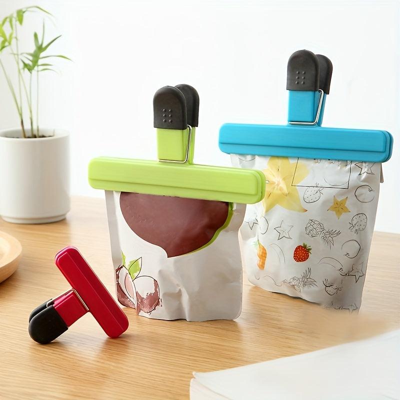 2pcs Chip Clips Food Clips Heavy Duty Air Tight Seal Clamp Assorted Colors
