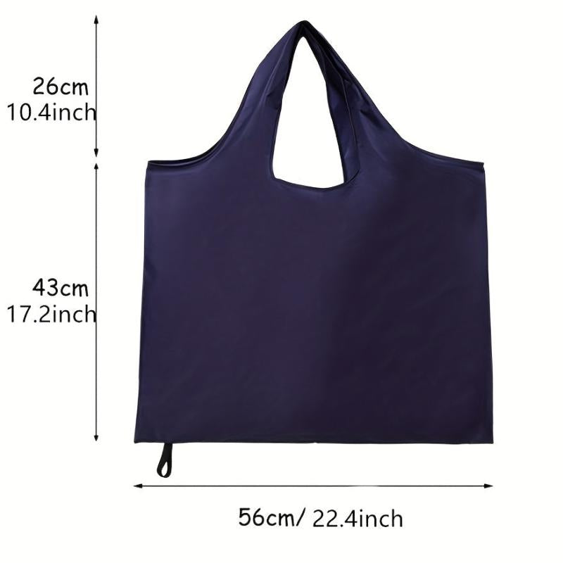 Foldable Portable Grocery Bag, Reusable Tote for Supermarket Shopping