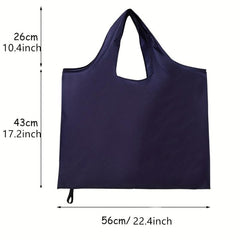 Foldable Portable Grocery Bag, Reusable Tote for Supermarket Shopping