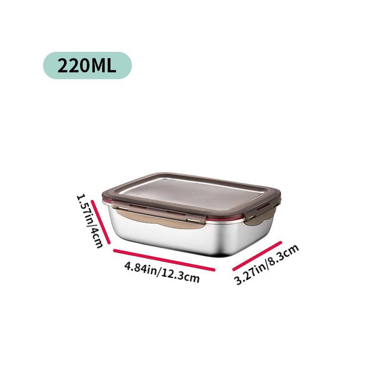 Stainless Steel Lunch Box for Fresh Keeping, Picnic Food, Bento Accessories
