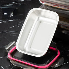 Stainless Steel Lunch Box for Fresh Keeping, Picnic Food, Bento Accessories