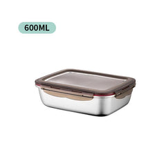 Stainless Steel Lunch Box for Fresh Keeping, Picnic Food, Bento Accessories