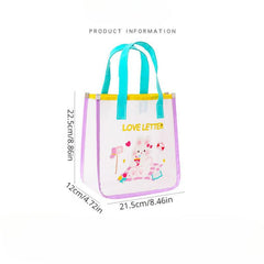 Large Capacity Jelly Bag Mesh Storage Bag Portable Shopping Bag