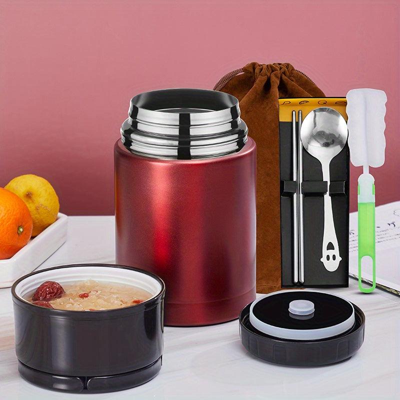 Stainless Steel Soup Jar Thermal Food Container for Hot & Cold Food