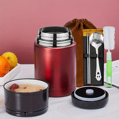 Stainless Steel Soup Jar Thermal Food Container for Hot & Cold Food