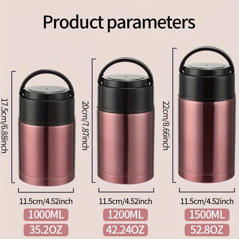 Stainless Steel Soup Jar Thermal Food Container for Hot & Cold Food
