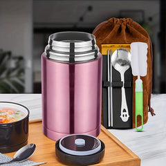 Stainless Steel Soup Jar Thermal Food Container for Hot & Cold Food