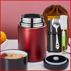 Stainless Steel Soup Jar Thermal Food Container for Hot & Cold Food