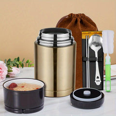 Stainless Steel Soup Jar Thermal Food Container for Hot & Cold Food