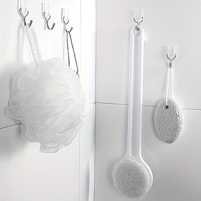 10pcs Non Slip Sticky Hooks for Kitchen Bathroom Living Room Towel Storage Hooks