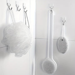 10pcs Non Slip Sticky Hooks for Kitchen Bathroom Living Room Towel Storage Hooks