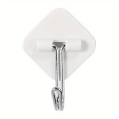 10pcs Non Slip Sticky Hooks for Kitchen Bathroom Living Room Towel Storage Hooks