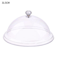 Acrylic Cake Plate Dust Proof Display Holder for Food and Party Decoration