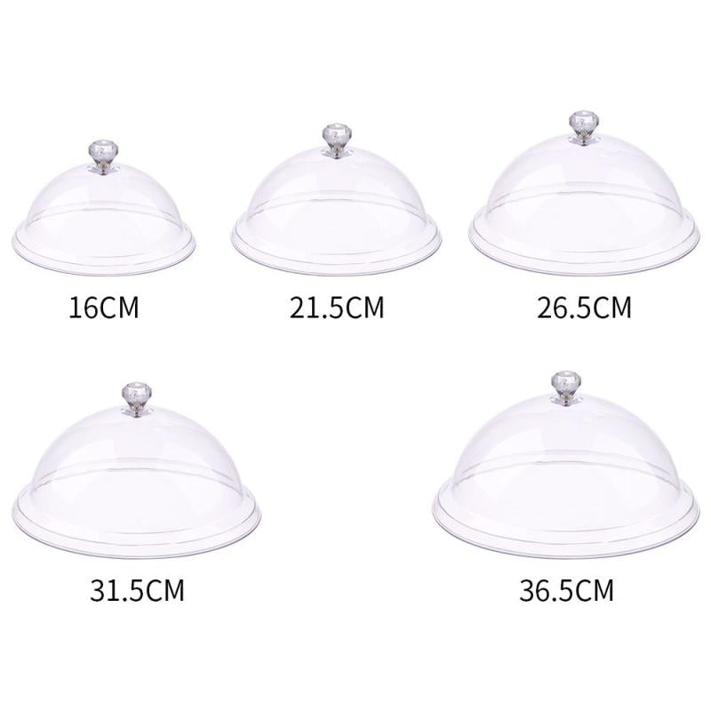 Acrylic Cake Plate Dust Proof Display Holder for Food and Party Decoration