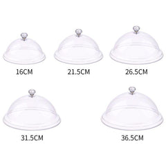 Acrylic Cake Plate Dust Proof Display Holder for Food and Party Decoration