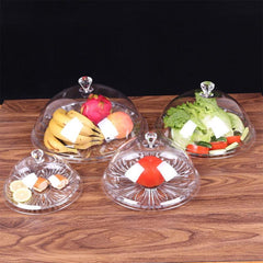 Acrylic Cake Plate Dust Proof Display Holder for Food and Party Decoration
