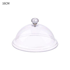 Acrylic Cake Plate Dust Proof Display Holder for Food and Party Decoration