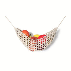Bohemian Macrame Fruit Hammock Basket Hanging Fruit Hammock