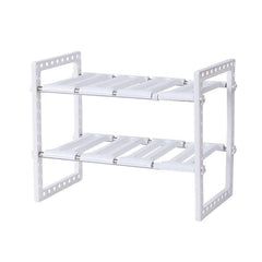 Adjustable 2-Layer Under Sink Organizer for Kitchenware