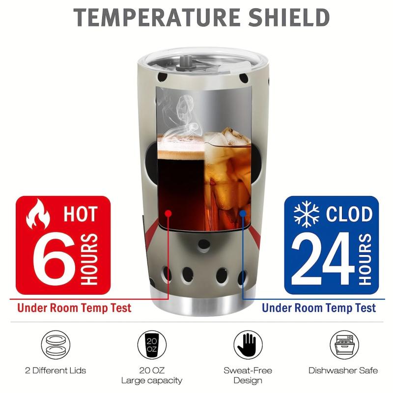 20oz Halloween Cup Stainless Steel Tumbler Double Wall Vacuum Insulated