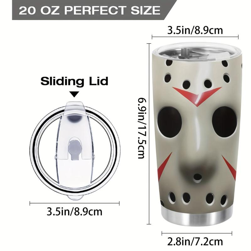 20oz Halloween Cup Stainless Steel Tumbler Double Wall Vacuum Insulated