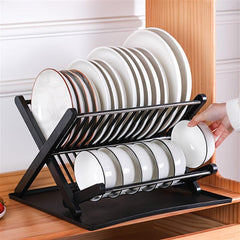 Kitchen Foldable Dish And Bowl Drain Rack