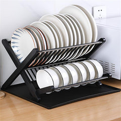 Kitchen Foldable Dish And Bowl Drain Rack