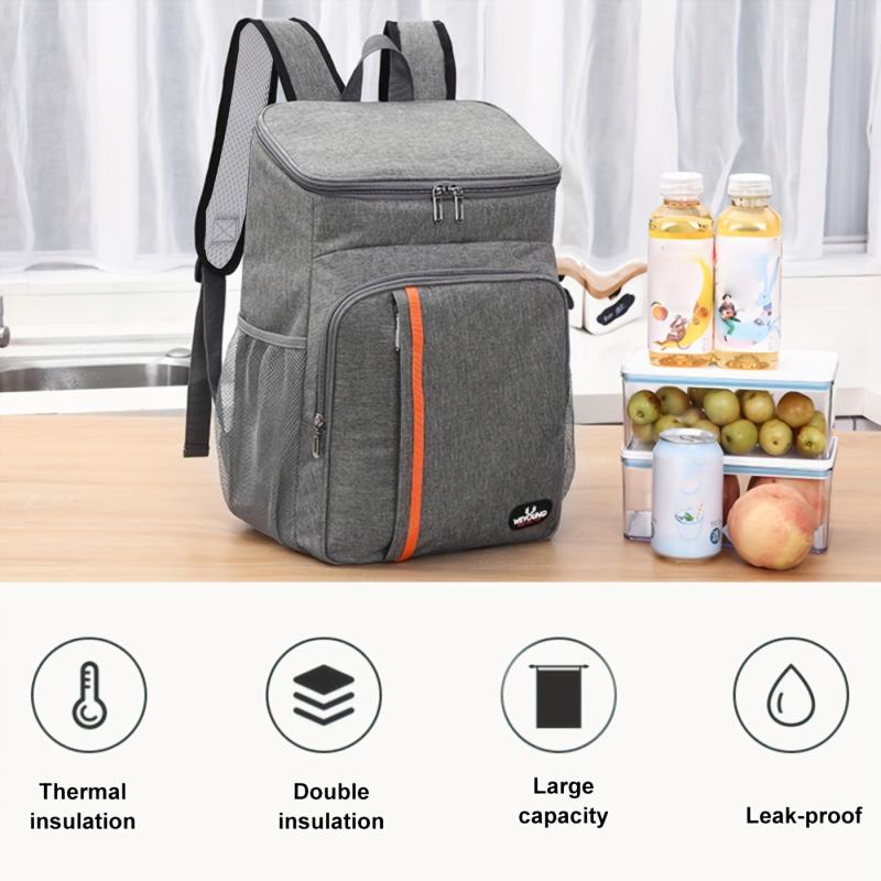 Insulated Lunch Bag Cooler Backpack Leakproof Tote