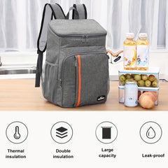 Insulated Lunch Bag Cooler Backpack Leakproof Tote