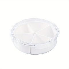 Plastic Refrigerator Storage Box With Grids Fresh Keeping