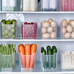 Refrigerator Side Door Storage Box Divided Kitchen Fridge Fresh keeping Box