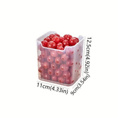 Refrigerator Side Door Storage Box Divided Kitchen Fridge Fresh keeping Box