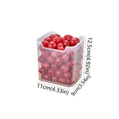 Refrigerator Side Door Storage Box Divided Kitchen Fridge Fresh keeping Box