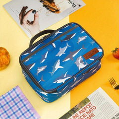 Oxford Cloth Lunch Box Insulated Bag Mini Cooler Pack for Camping Picnic Beach