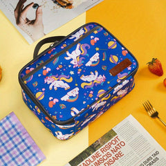 Oxford Cloth Lunch Box Insulated Bag Mini Cooler Pack for Camping Picnic Beach