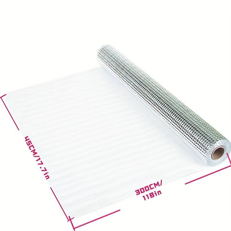 Aluminum Foil Shelf Liners Non Adhesive Waterproof Refrigerator Mat
