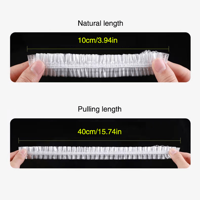 200pcs Stretchable Bowl Covers Reusable Food Storage Lids