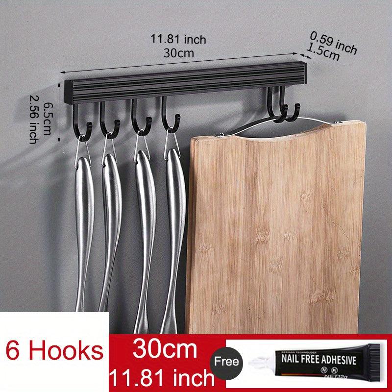 Hanging Rack Wall Mounted Aluminum Lid Cooking Utensil Hanger