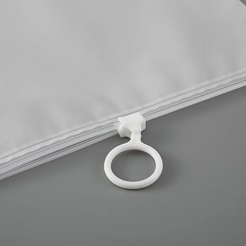 10pcs Frosted Pull Ring Zipper Bag 5 9 7 9in