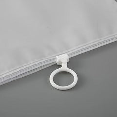 10pcs Frosted Pull Ring Zipper Bag 5 9 7 9in