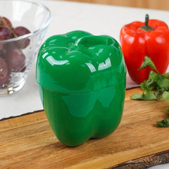 1pc Green Pepper Storage Container Keeps Veggies Fresh