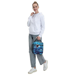 Portable Shark Lunch Bag Insulated Cooler for Office School Outdoor Picnic Beach