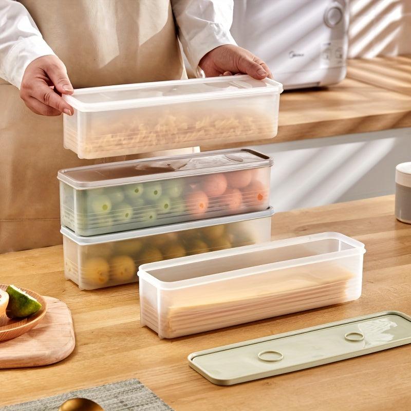Pasta Container With Lid Food Storage Crisper Sealed Containers