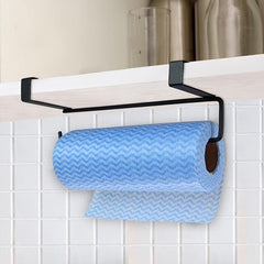 2pcs Kitchen Roll Paper Rack Under Cabinet Storage Desktop Organizer