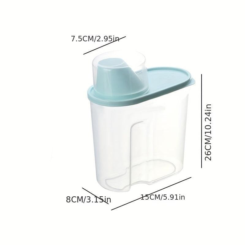 Portable 5L Rice Bucket Cereal Storage Container