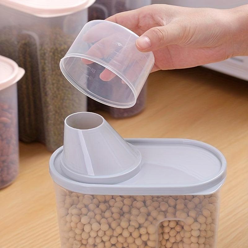 Portable 5L Rice Bucket Cereal Storage Container