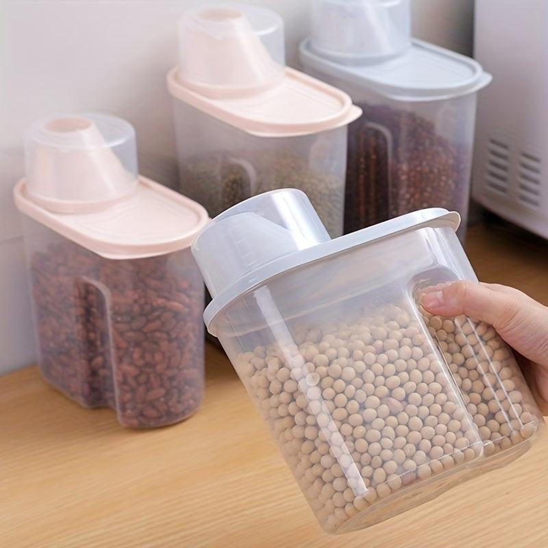 Portable 5L Rice Bucket Cereal Storage Container