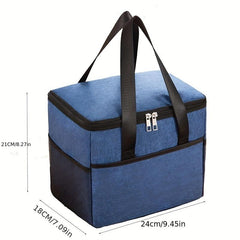 Aluminum Foil Bento Bag Ice Pack Outdoor Picnic Lunch Box Hand Wash Insulated